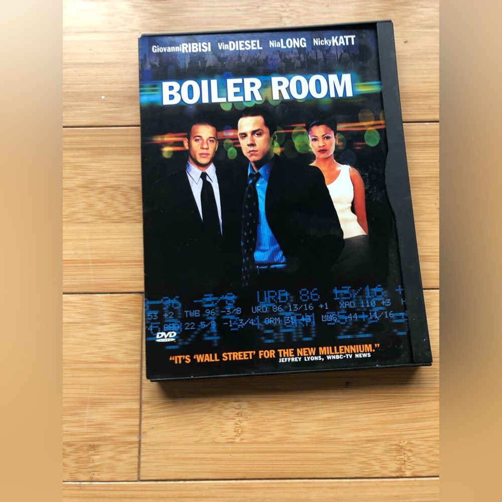 4 for $20. Boiler Room. Open stock DVD
